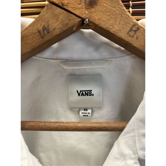 Vans Jacket Womens Extra Small (XS) Ground Work Snap Pockets Skater Snap Casual - Picture 4 of 6